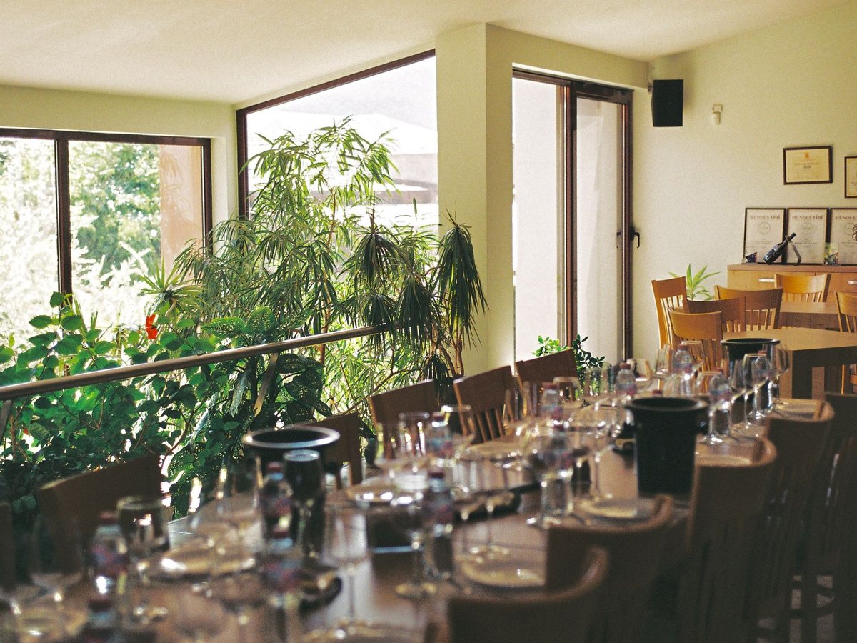 The Cellar Room set for private dining