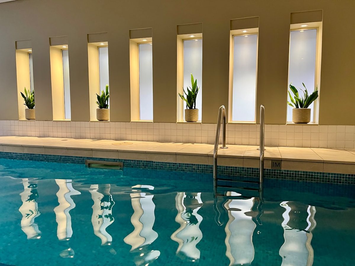 The indoor pool at Speargrass Spa
