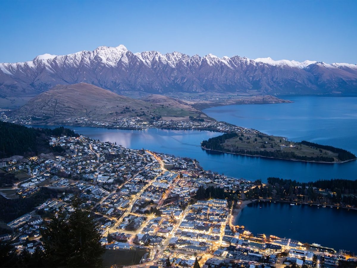 Queenstown from above